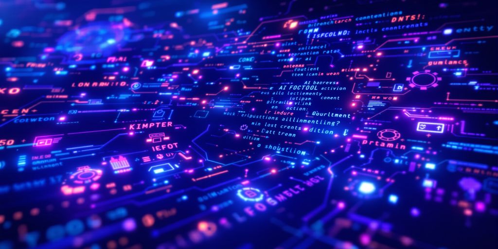 AI robot writing and optimizing web content.